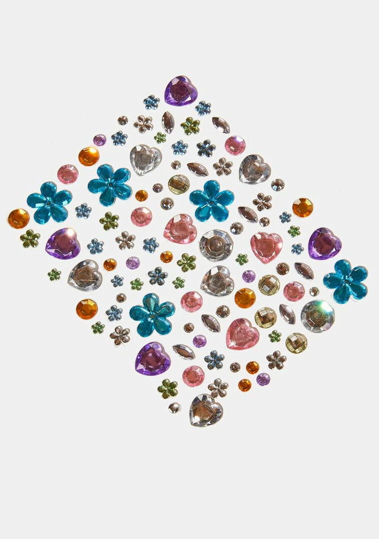 Neva Nude Iridescent Woodstock Crystal Face Jewels 3 Neva Nude Iridescent Woodstock Crystal Face Jewels