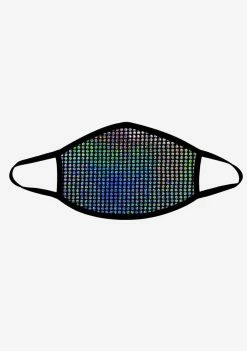 Neva Nude Disco Robot Super Holographic Face Mask
