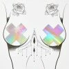 Neva Nude Care Bear Stare Holographic Pasties