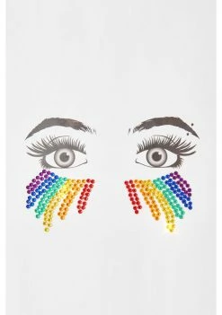 Neva Nude Rainbow Rhinestone Face Gems Face & Body