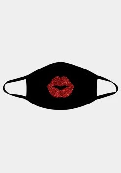 Neva Nude Pucker Up Red Glitter Face Mask Face Masks