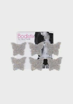 Neva Nude Pasties & Tatts Bling Butterfly 6 Pack Mini Pasties