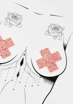 Neva Nude Super Sparkle Sun Kissed Glitter X Factor Pasties