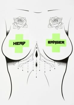 Neva Nude Head Banger Pasties