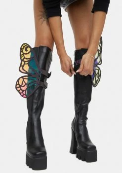 Neva Nude Butterfly Wings Shoes Strap Belts & Harnesses