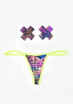 Neva Nude Neon Tetri Naughty AF Set