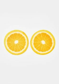 Neva Nude Orange Slice Glitter Pasties