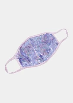 Neva Nude Purple Glitter Face Mask Face Masks