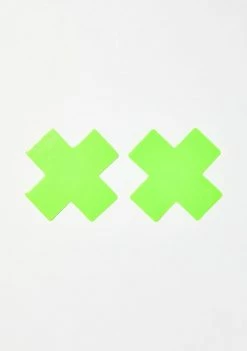 Neva Nude Apple Fruitella Wet Vinyl Cross Pasties