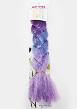 Neva Nude Hair Extensions Mermaid Jumbo Braid With Tinsel