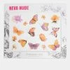 Neva Nude Orange Butterfly Temporary Tattoos
