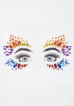 Neva Nude Pride Tribe Face Gems